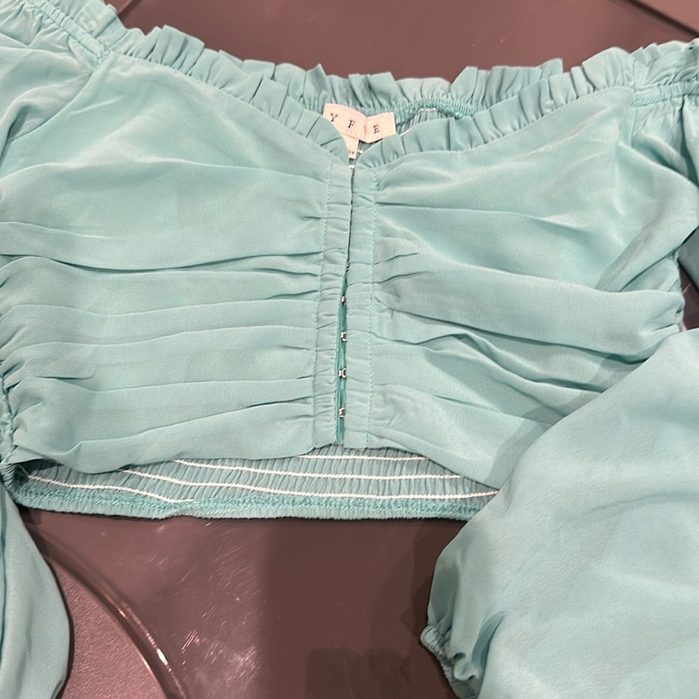Smocked crop top
